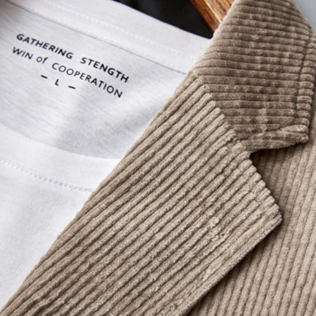 Giglio corduroy blazer slim fit