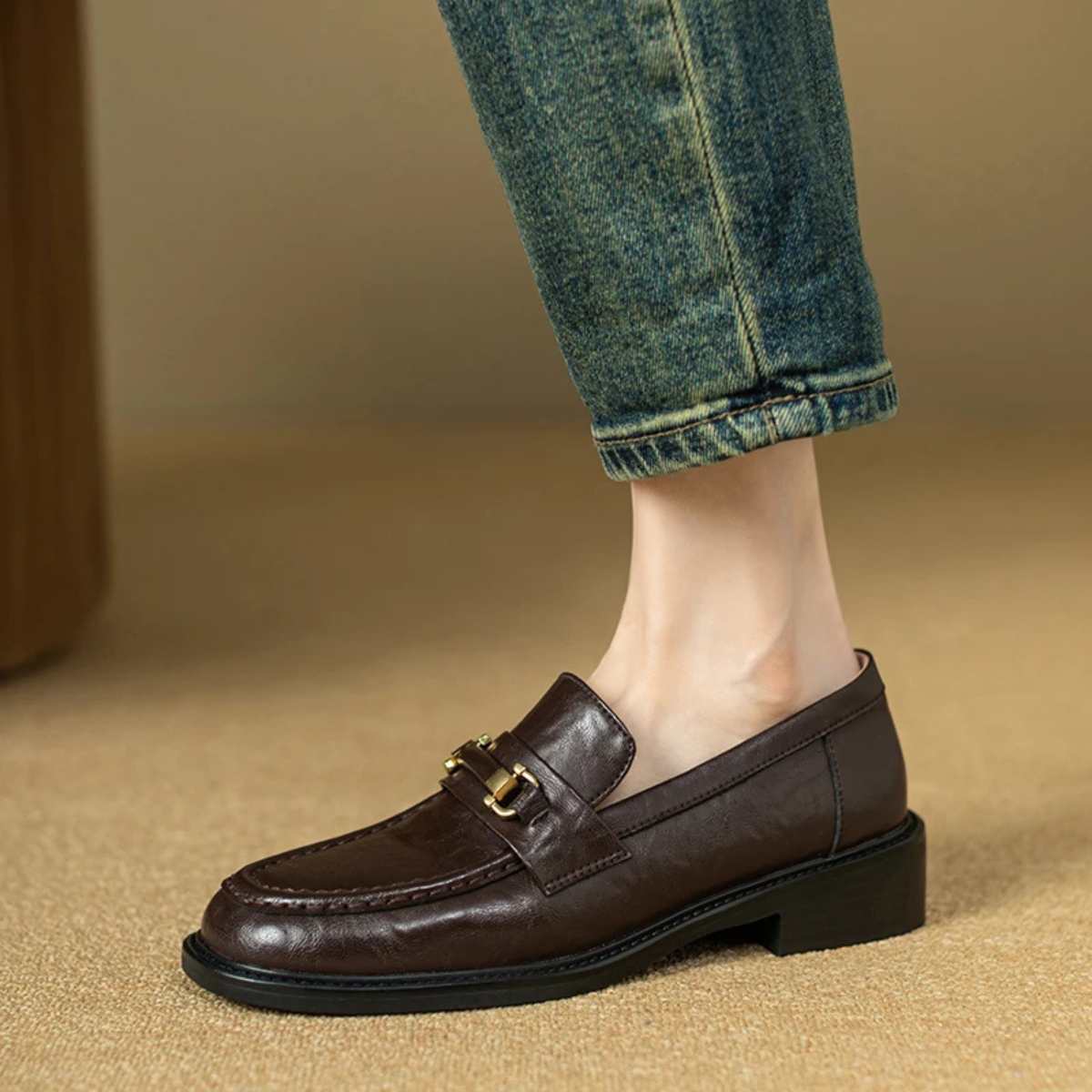Montepulciano leren loafer
