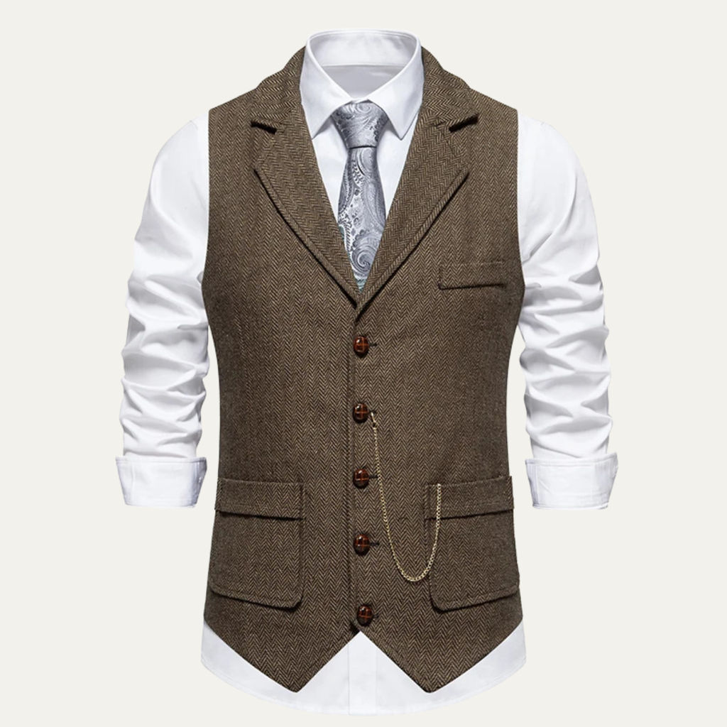 Braga tweed gilet