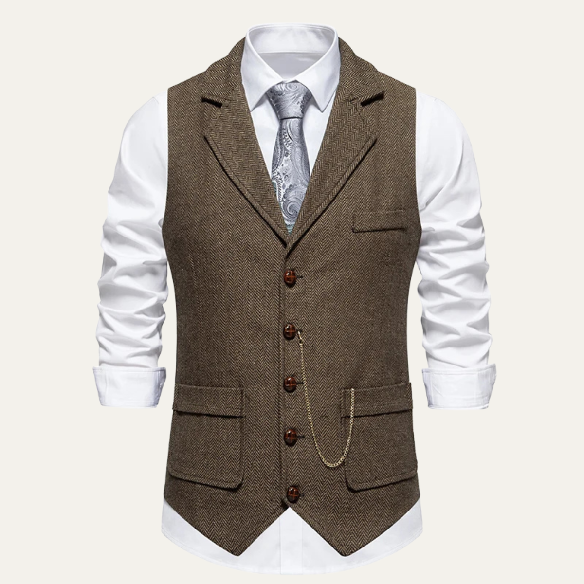 Braga tweed gilet