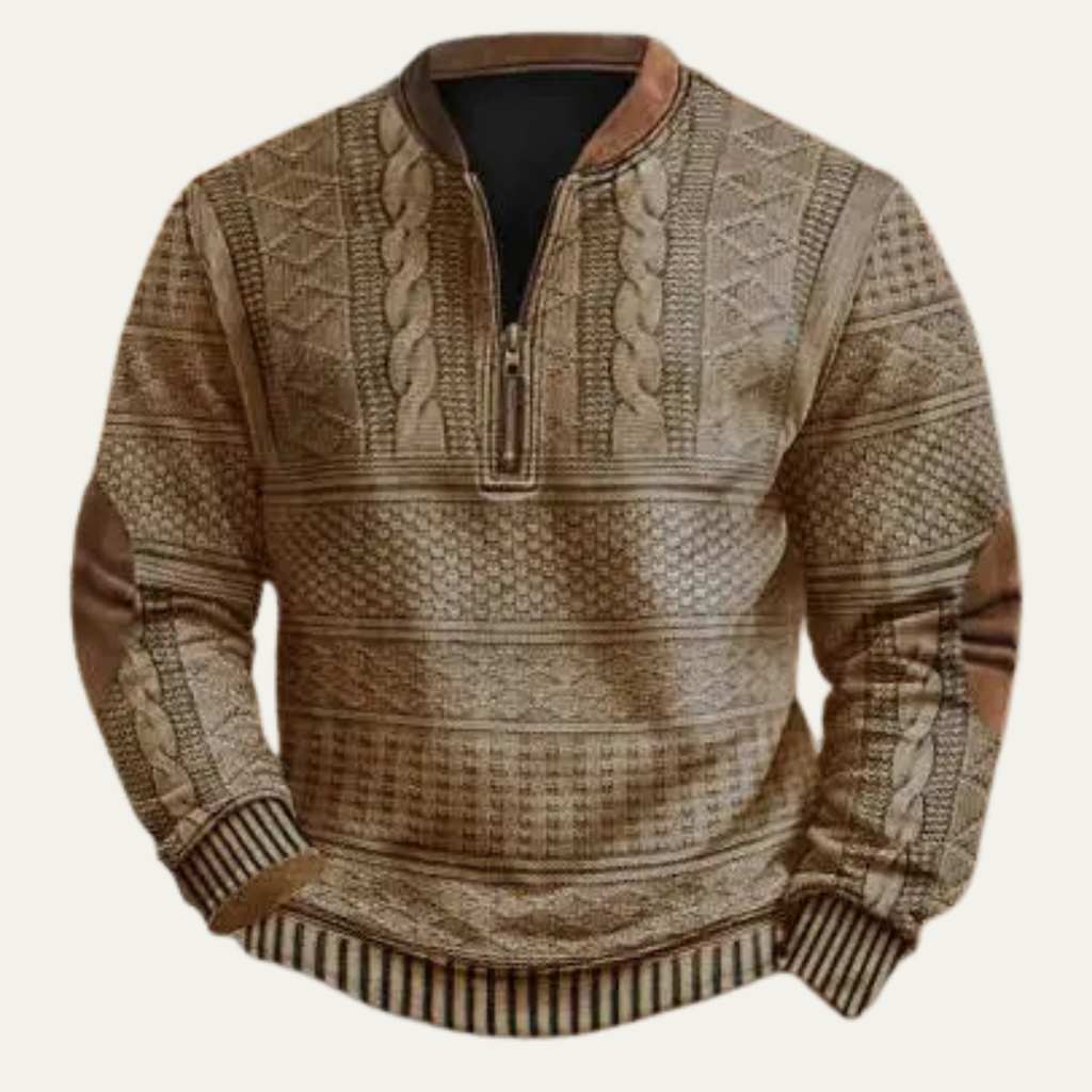 Willowgate gebreide half-zip trui
