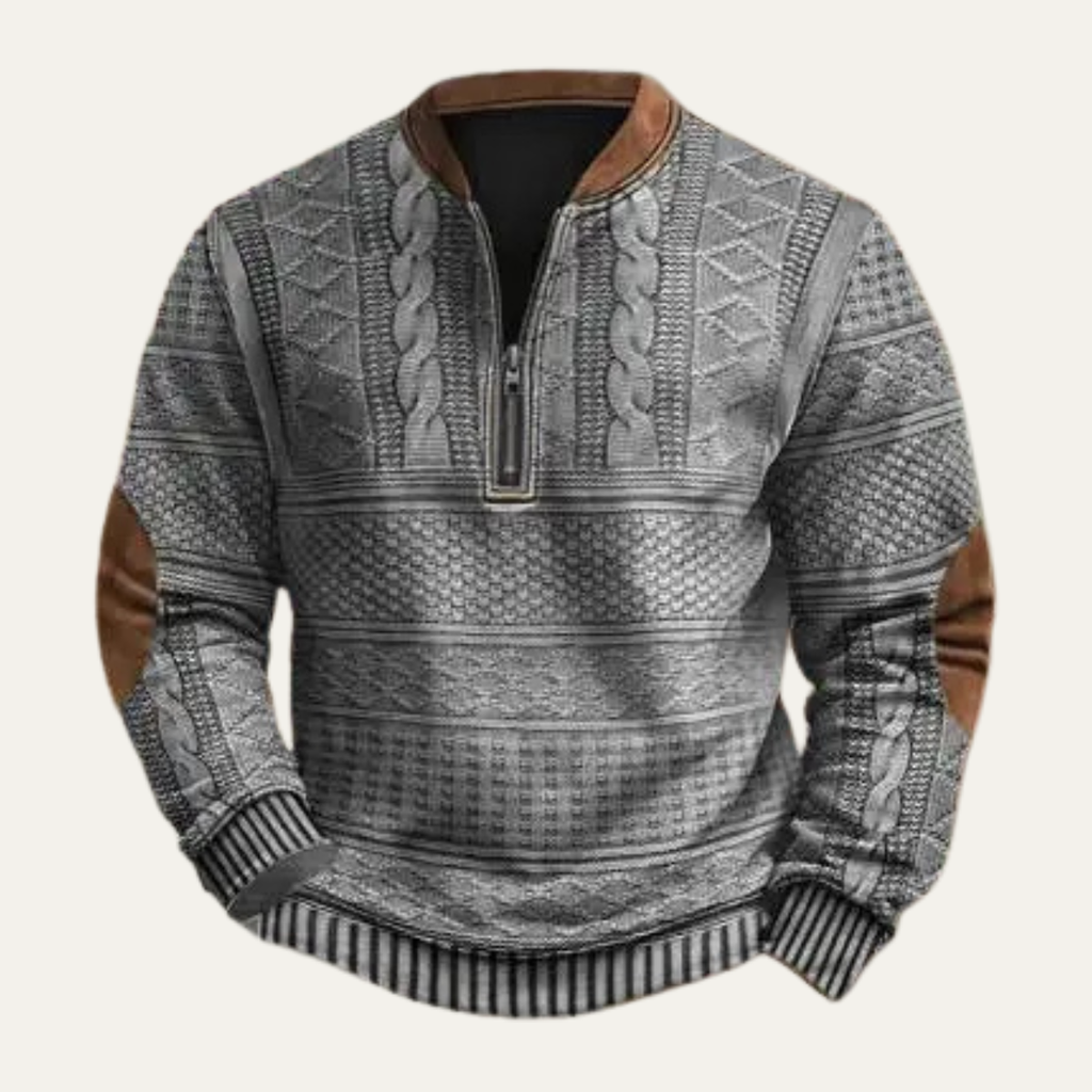 Willowgate gebreide half-zip trui