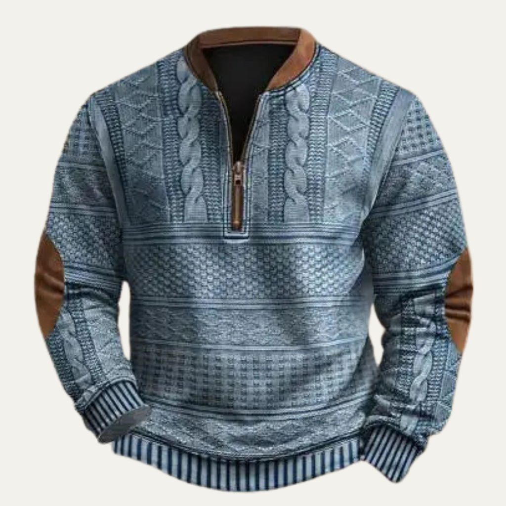 Willowgate gebreide half-zip trui