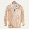 Ashmeadow katoenen half-zip trui
