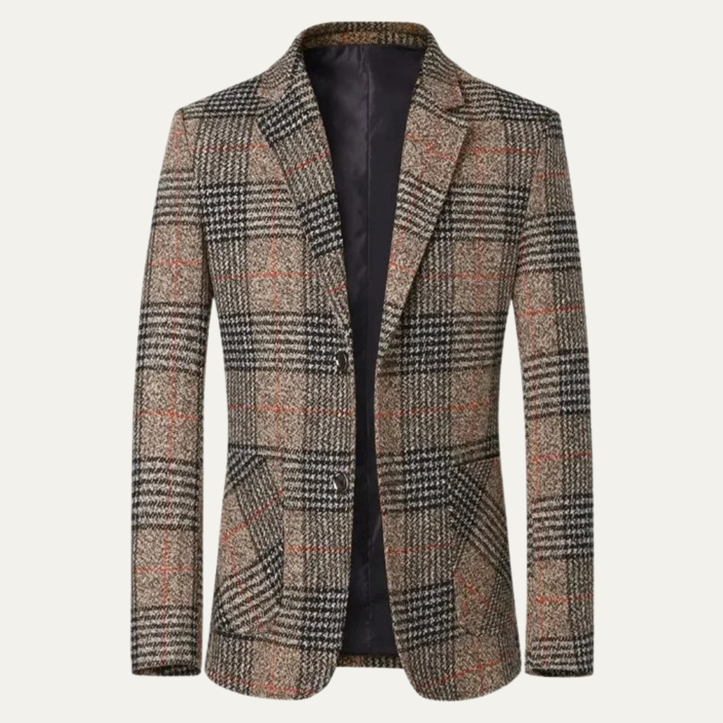 Monopoli tweed blazer slim fit