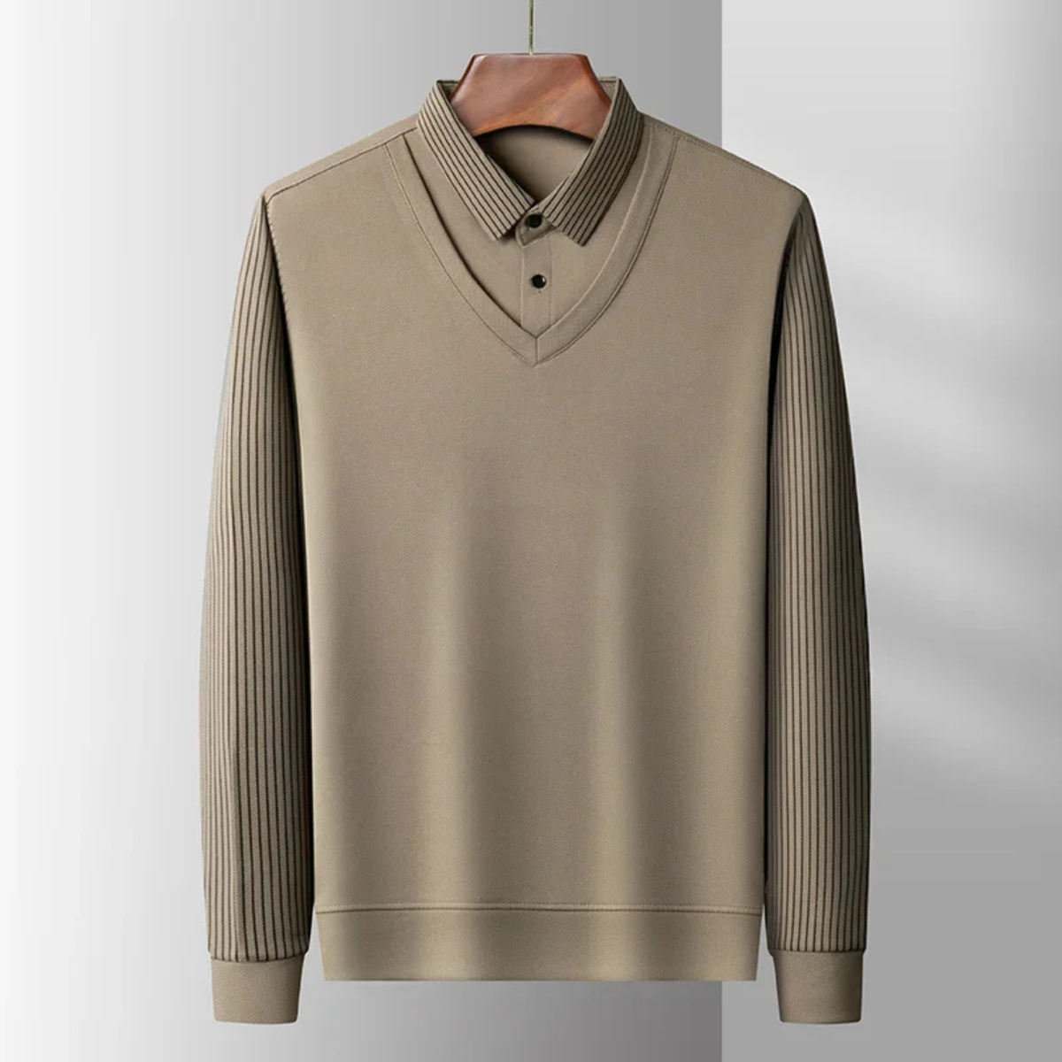 Cortina gebreid poloshirt
