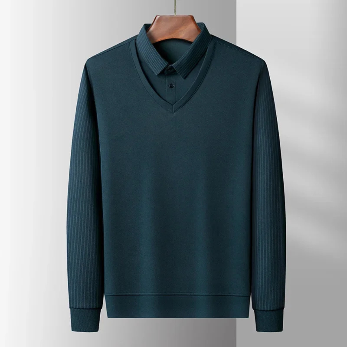 Cortina gebreid poloshirt