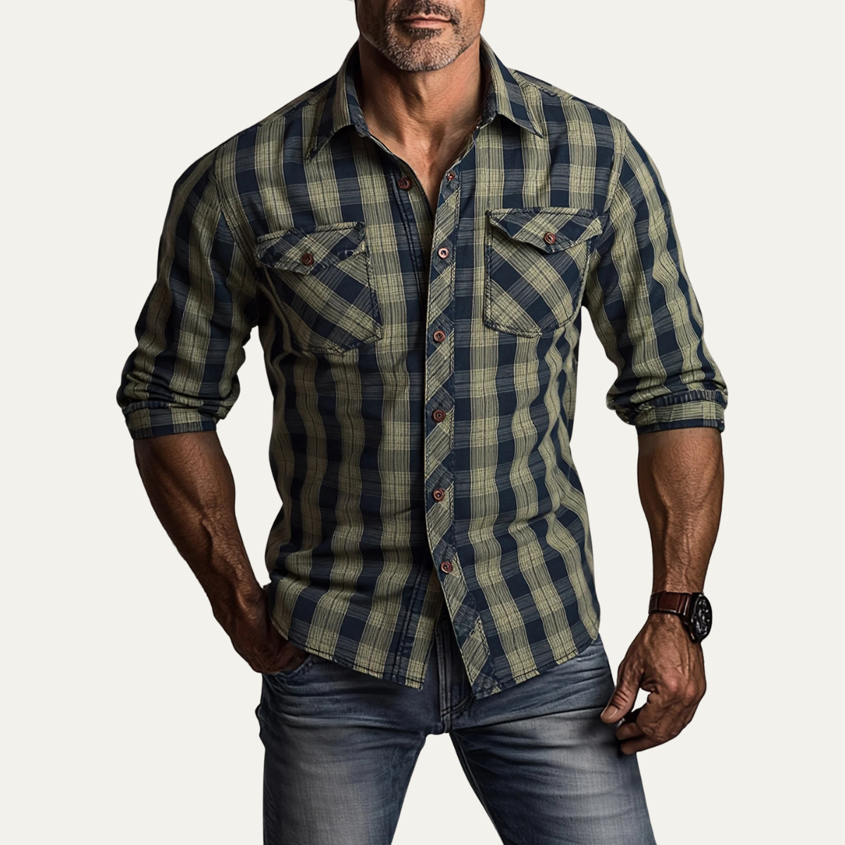 Hawthorne Creek denim spijkeroverhemd