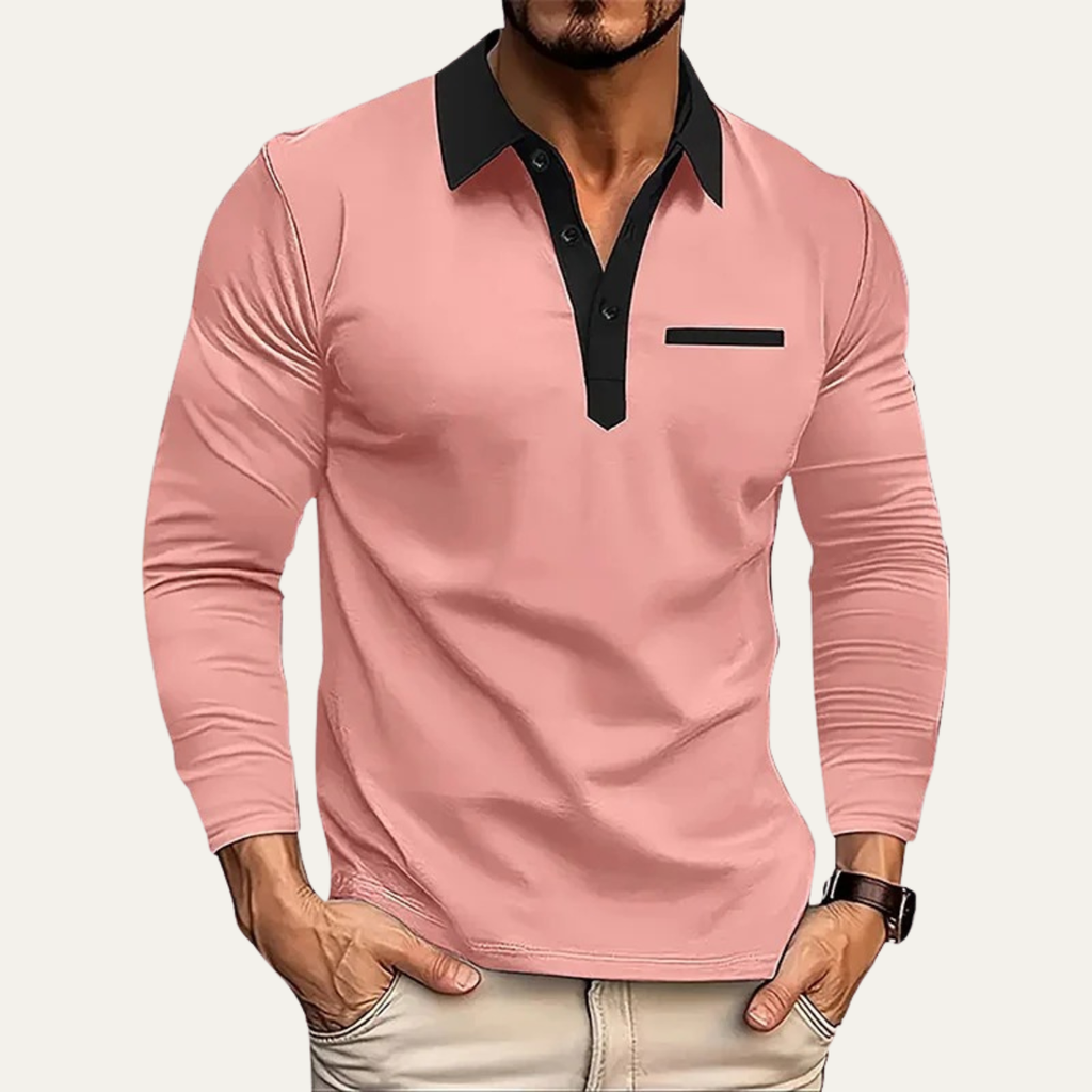 Anacapri gebreide polo slim fit