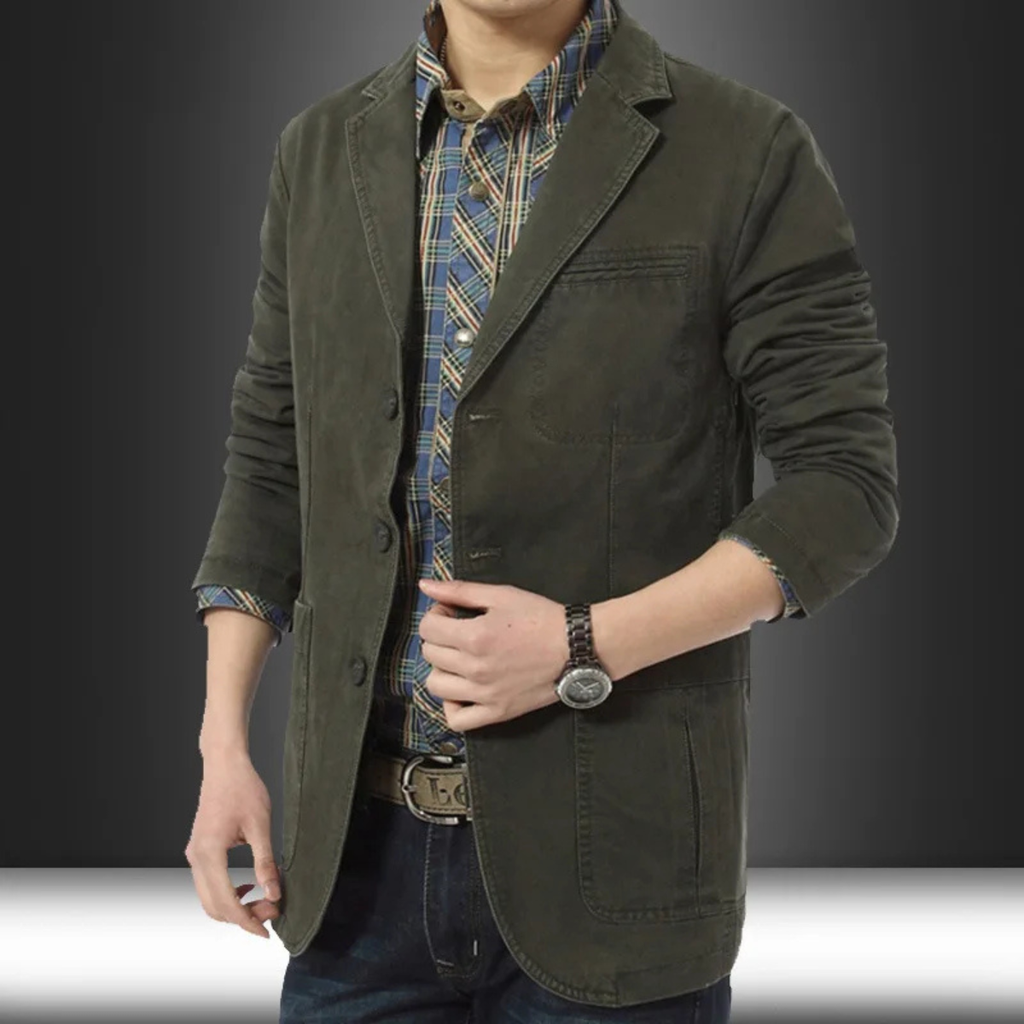 Siracusa katoenen blazer slim fit