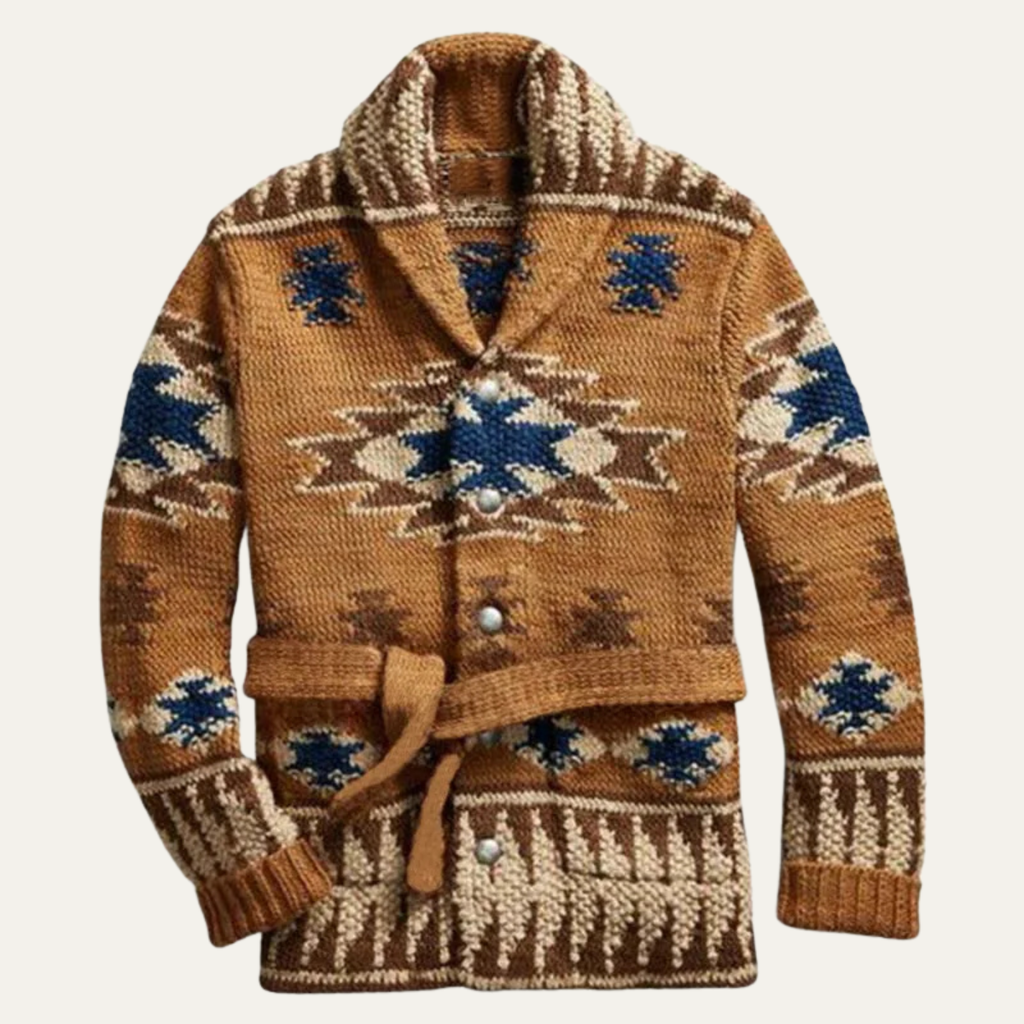 Positano jacquard gebreide jack
