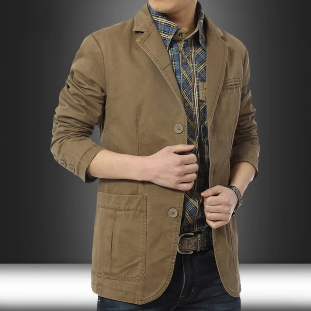 Siracusa katoenen blazer slim fit