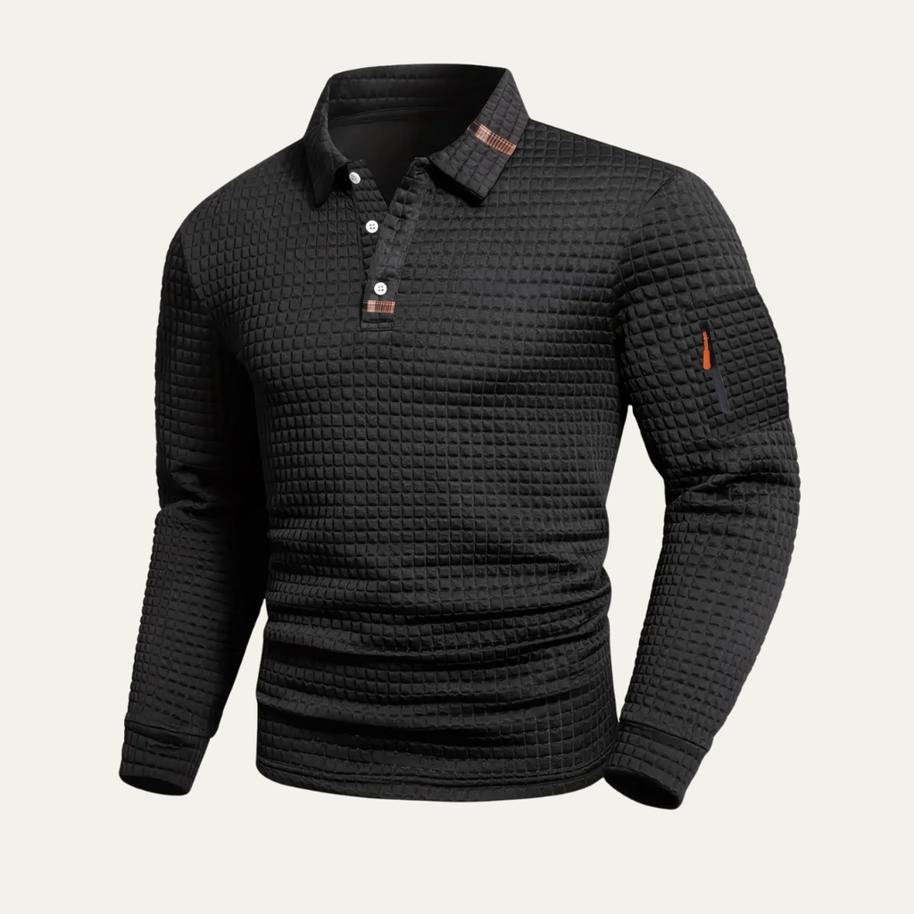 Benevento poloshirt lange mouw