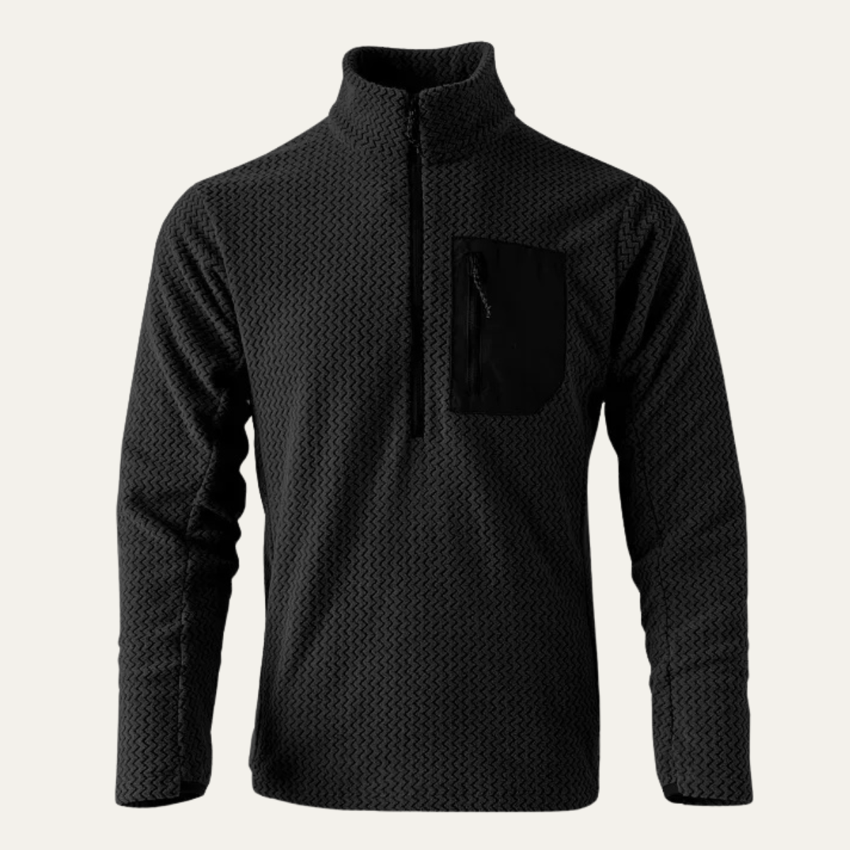 Kingsport gebreide half-zip trui