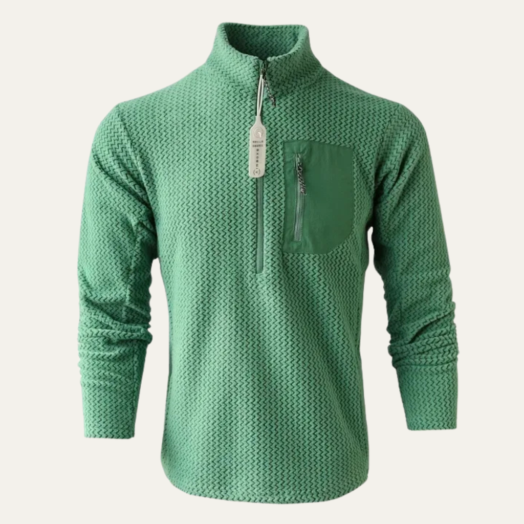 Kingsport gebreide half-zip trui