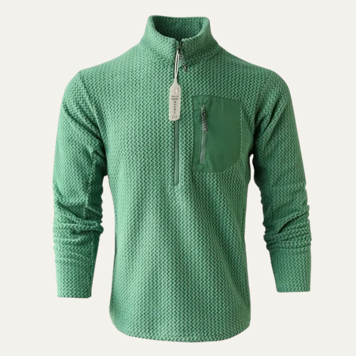 Kingsport gebreide half-zip trui