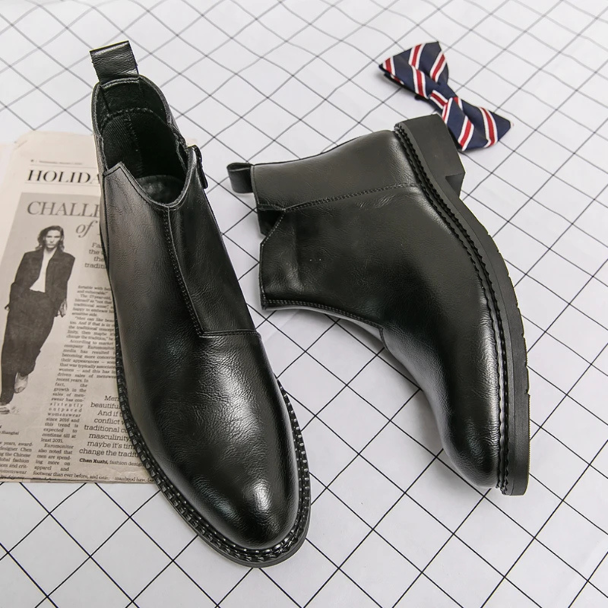 Etna Rosso leren schoenen
