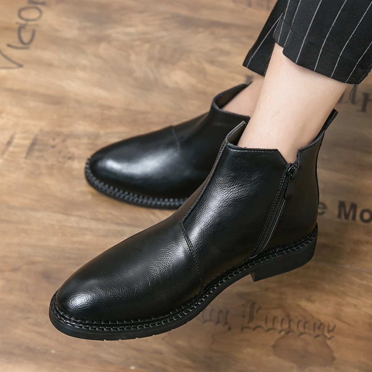 Etna Rosso leren schoenen