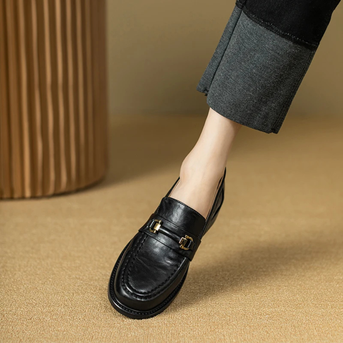 Montepulciano leren loafer