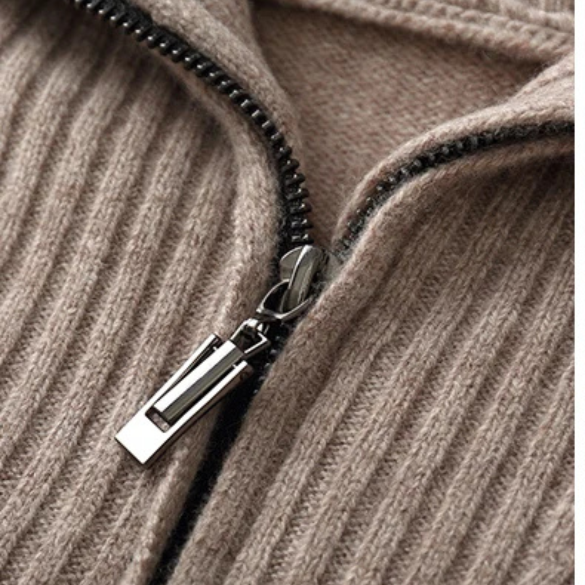 Riverhill kasjmier half-zip trui