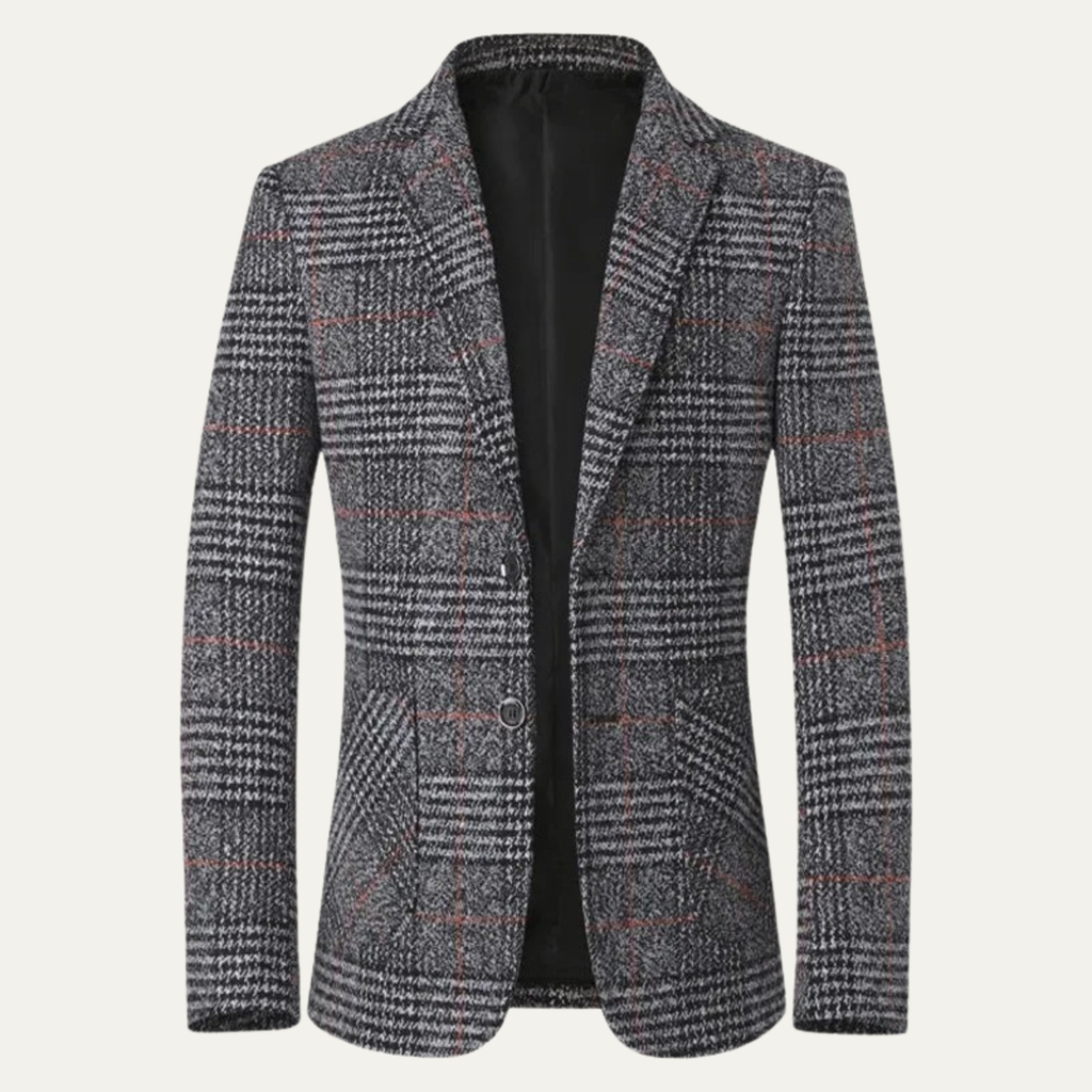Monopoli tweed blazer slim fit