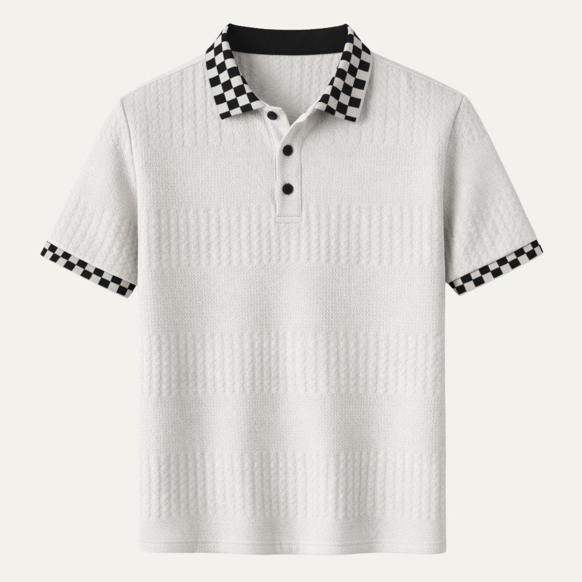 Glenwater gebreid poloshirt