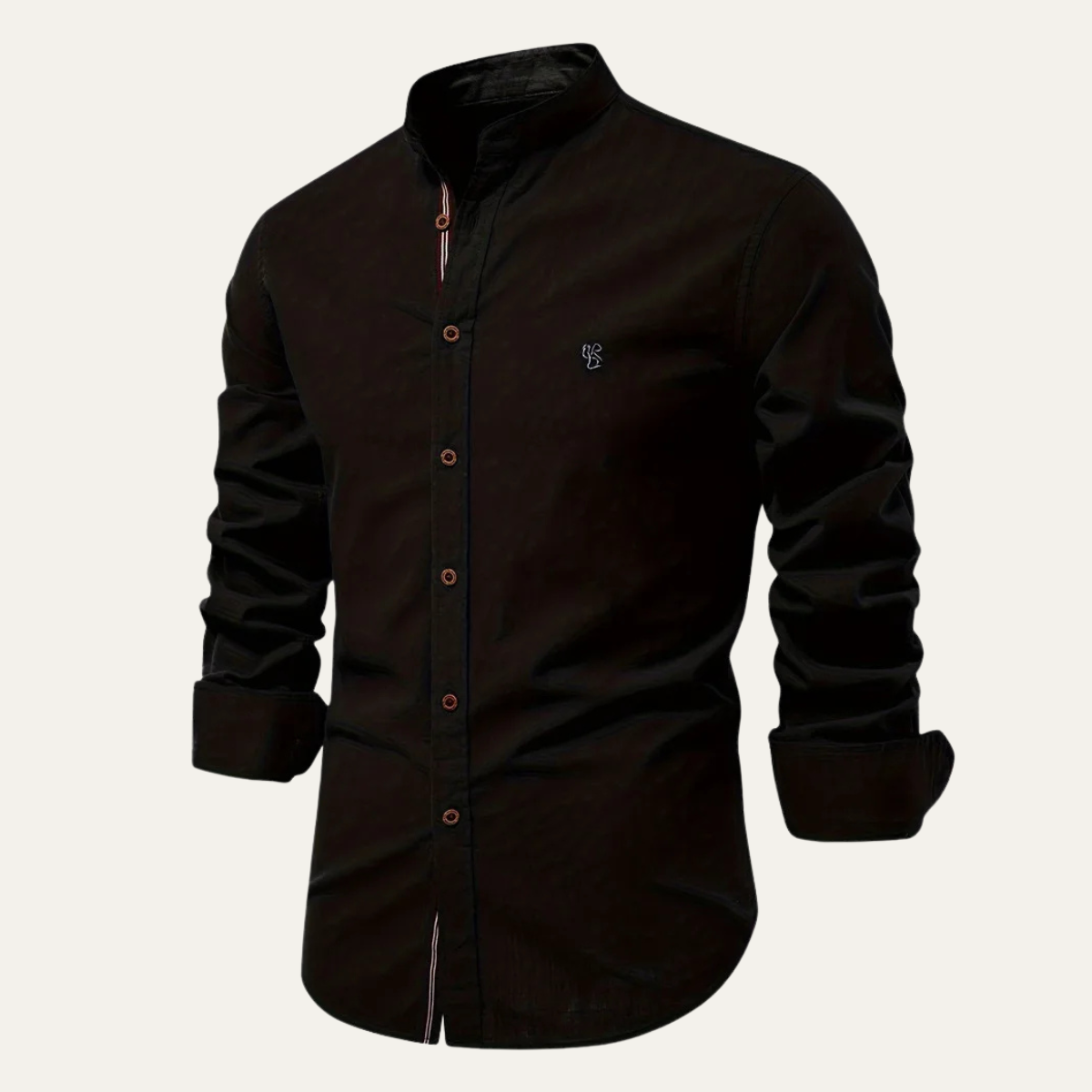 Brookline katoenen overhemd slim fit