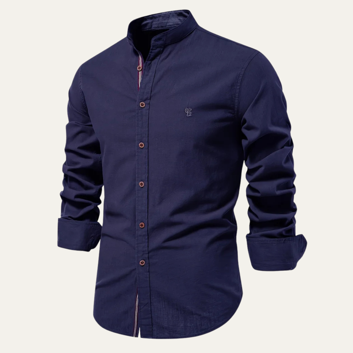 Brookline katoenen overhemd slim fit