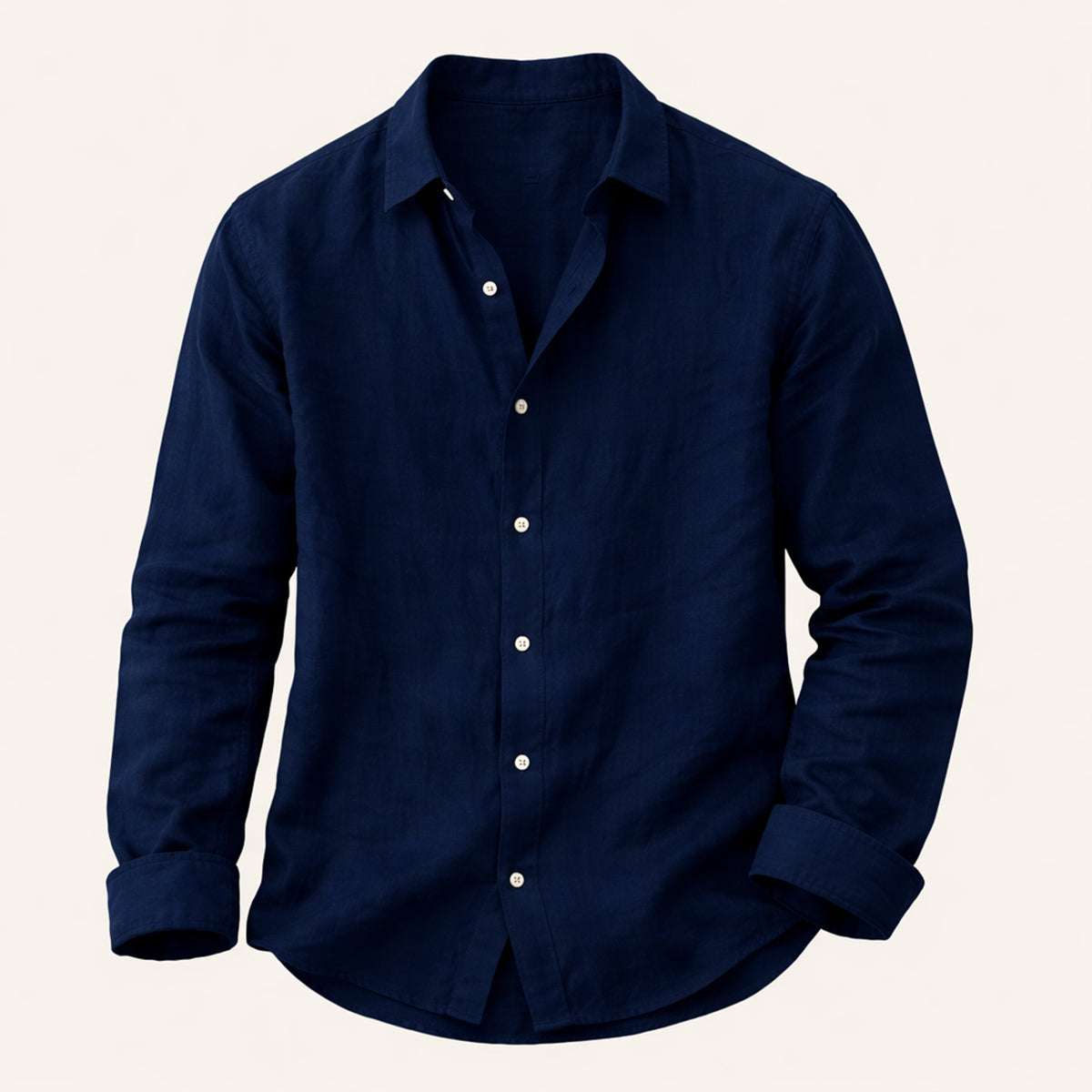 Buckingham linnen overhemd relaxed fit