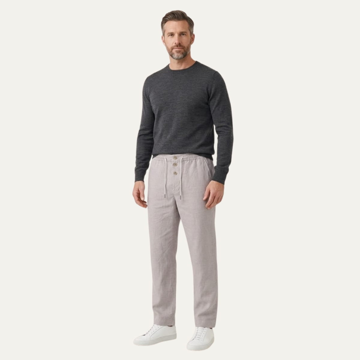Cedarwater linnen broek straight leg