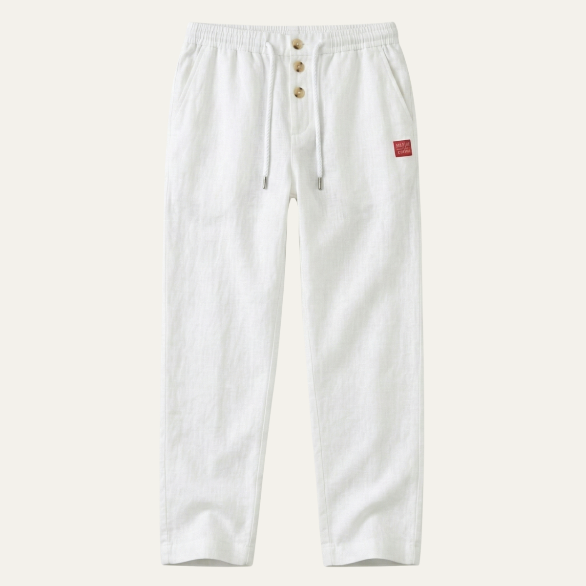 Cedarwater linnen broek straight leg