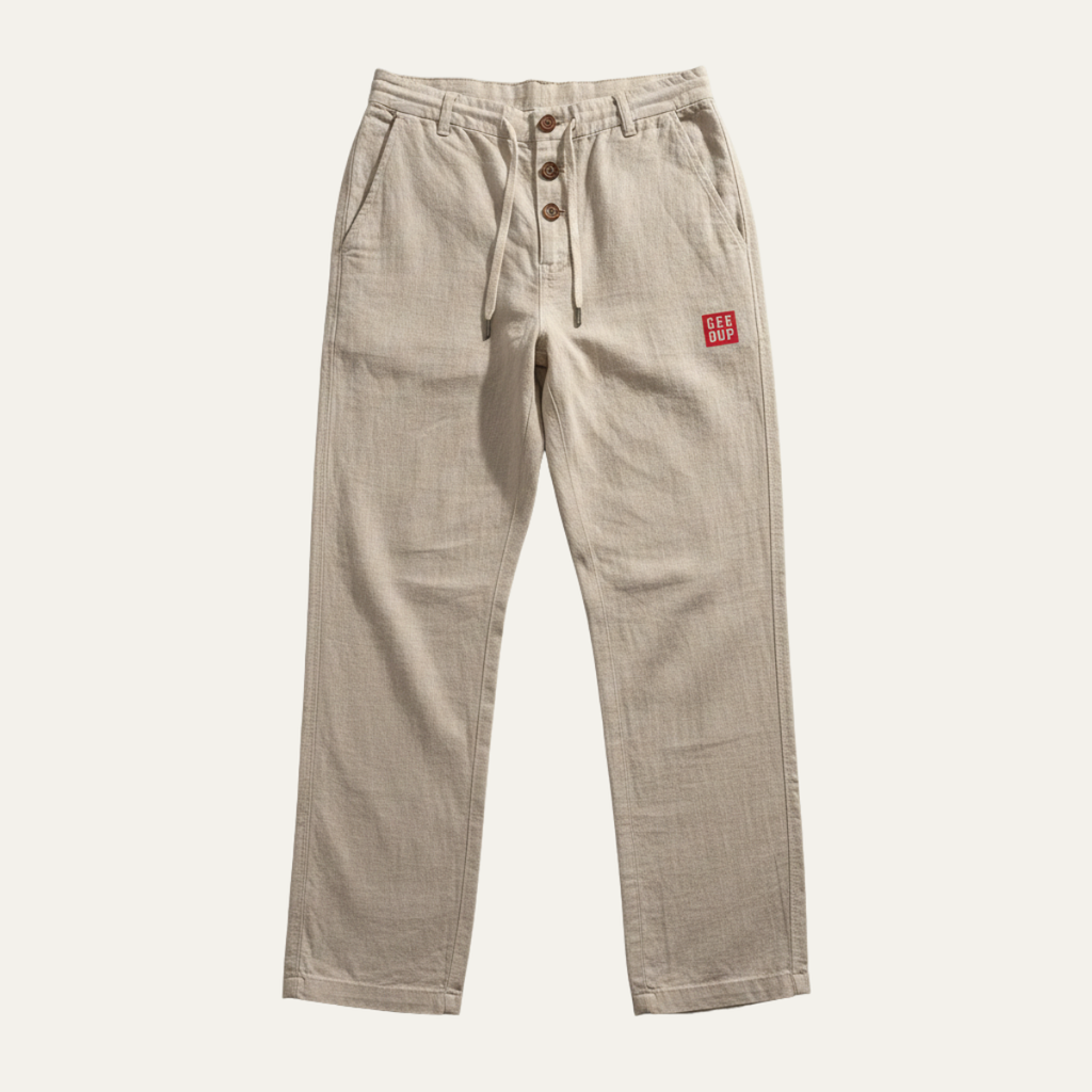 Cedarwater linnen broek straight leg
