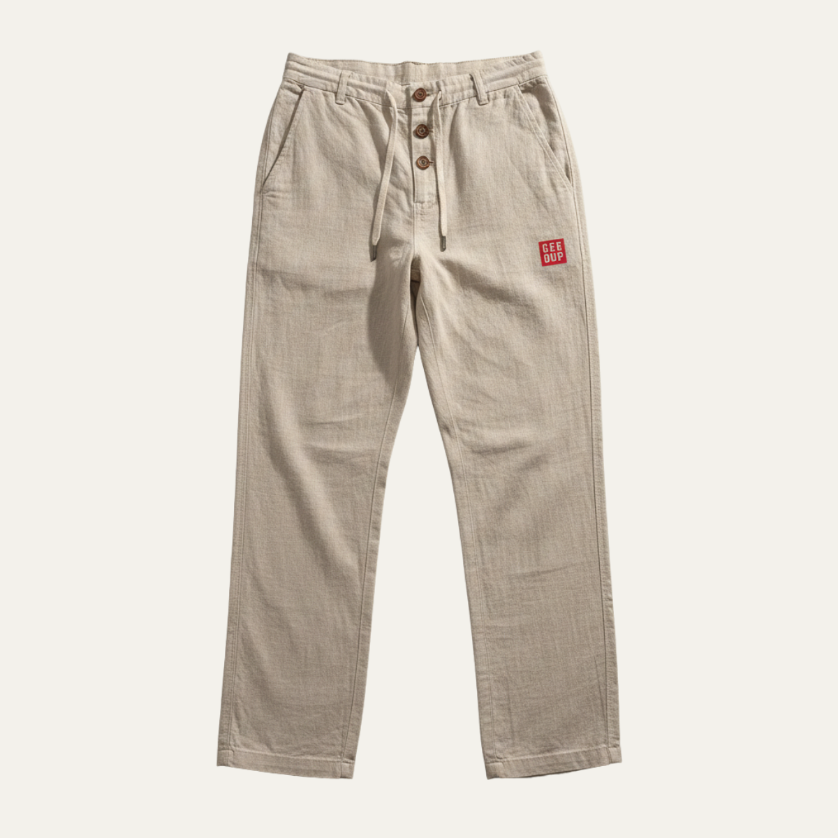 Cedarwater linnen broek straight leg