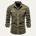 Crestbrook corduroy overhemd slim fit