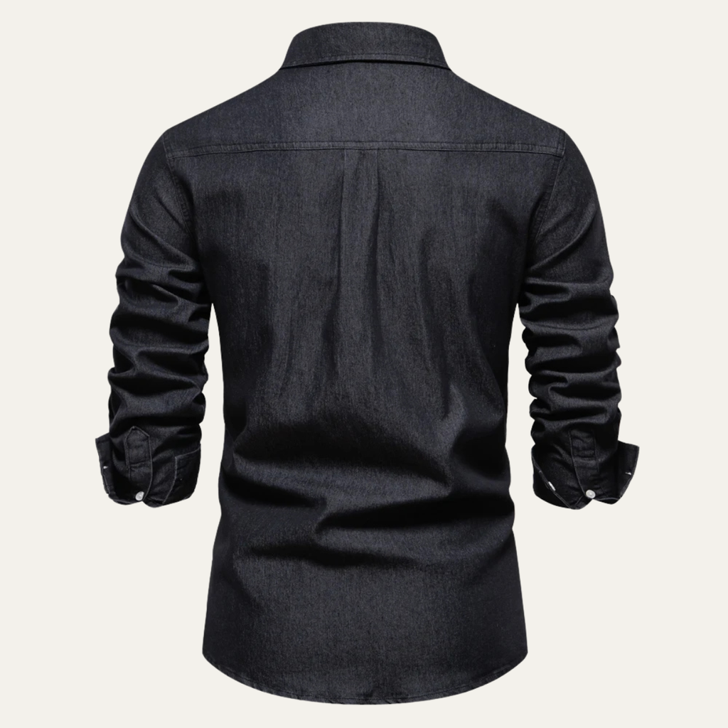 Crestfall Ridge denim spijkeroverhemd slim fit