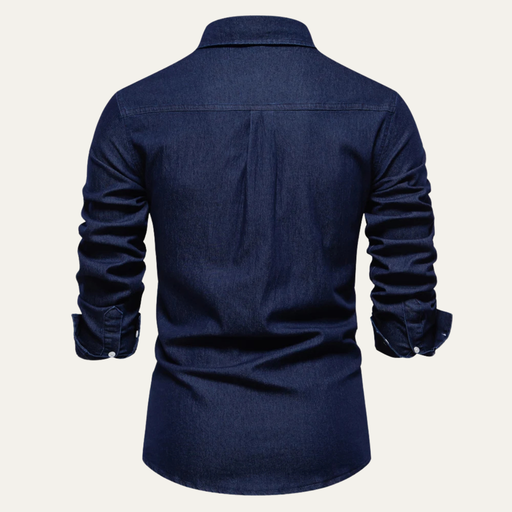 Crestfall Ridge denim spijkeroverhemd slim fit