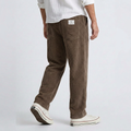 Evan wide corduroy broek