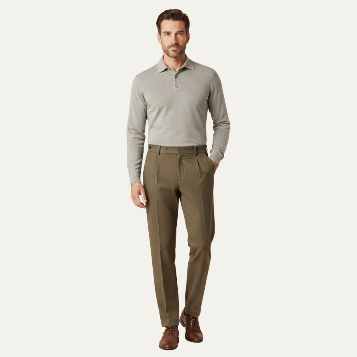 Fairview Ridge wollen broek straight leg