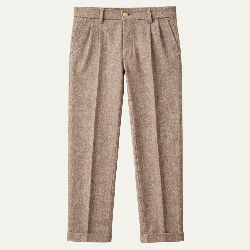 Hawkington wollen broek straight leg