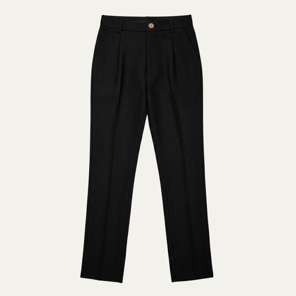 Hawkington wollen broek straight leg