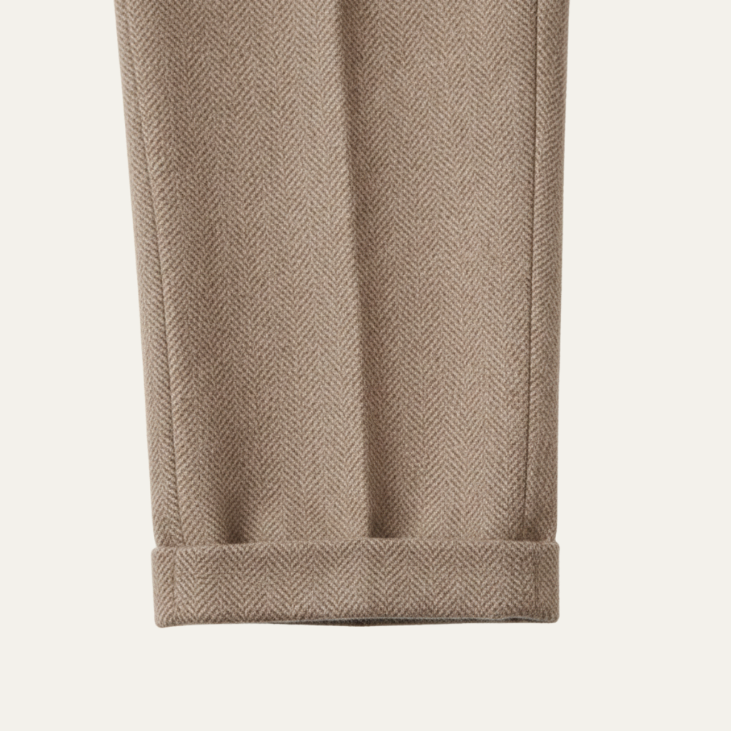 Hawkington wollen broek straight leg
