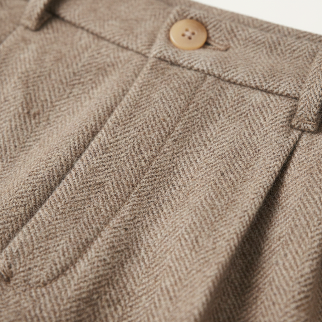 Hawkington wollen broek straight leg