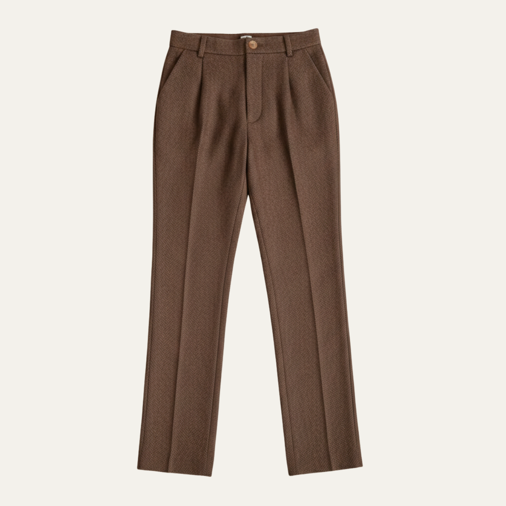 Hawkington wollen broek straight leg