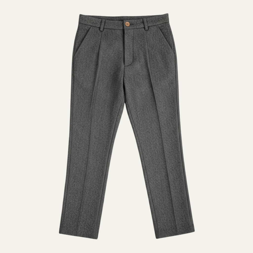 Hawkington wollen broek straight leg