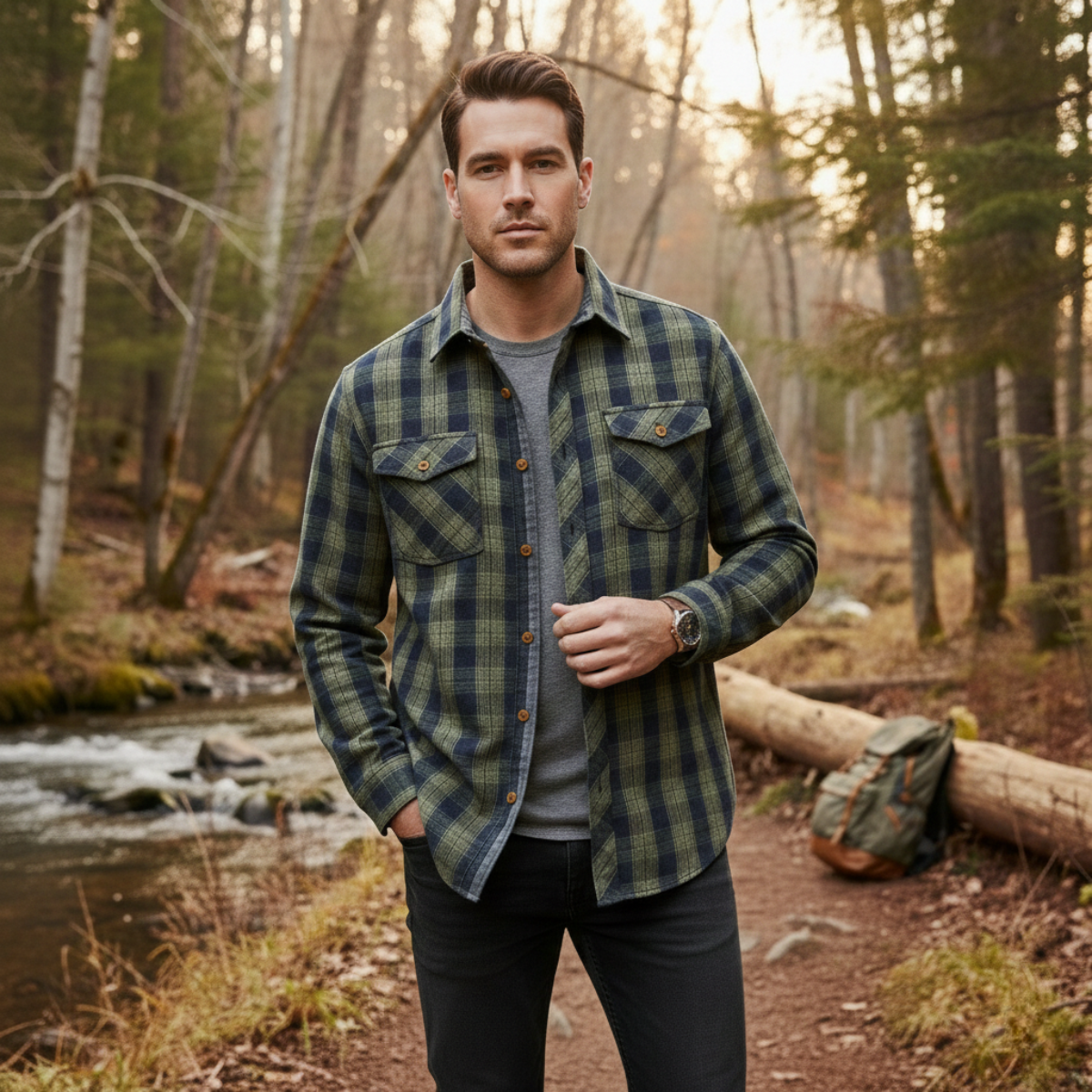 Hawthorne Creek denim spijkeroverhemd