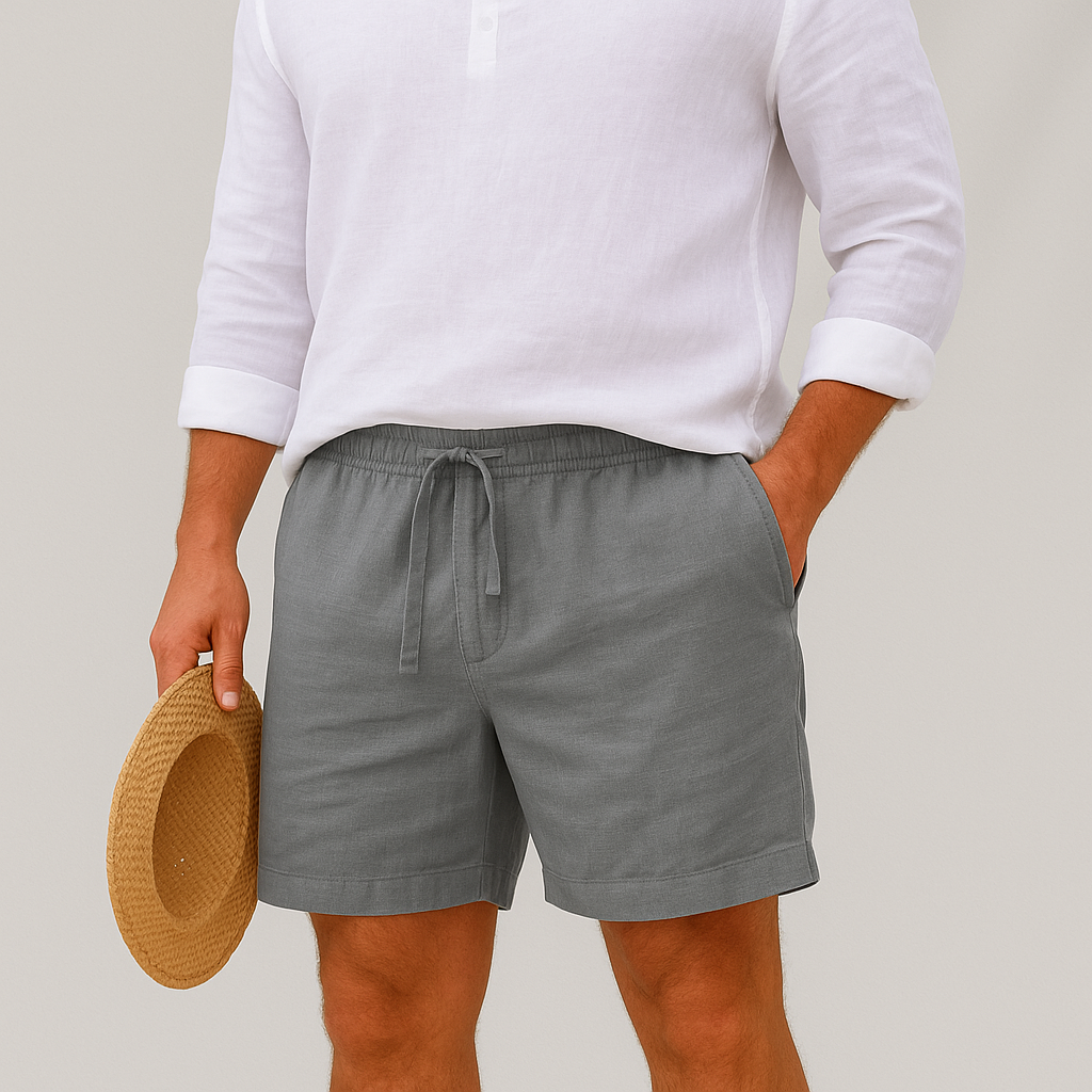 linnen short relaxed fit