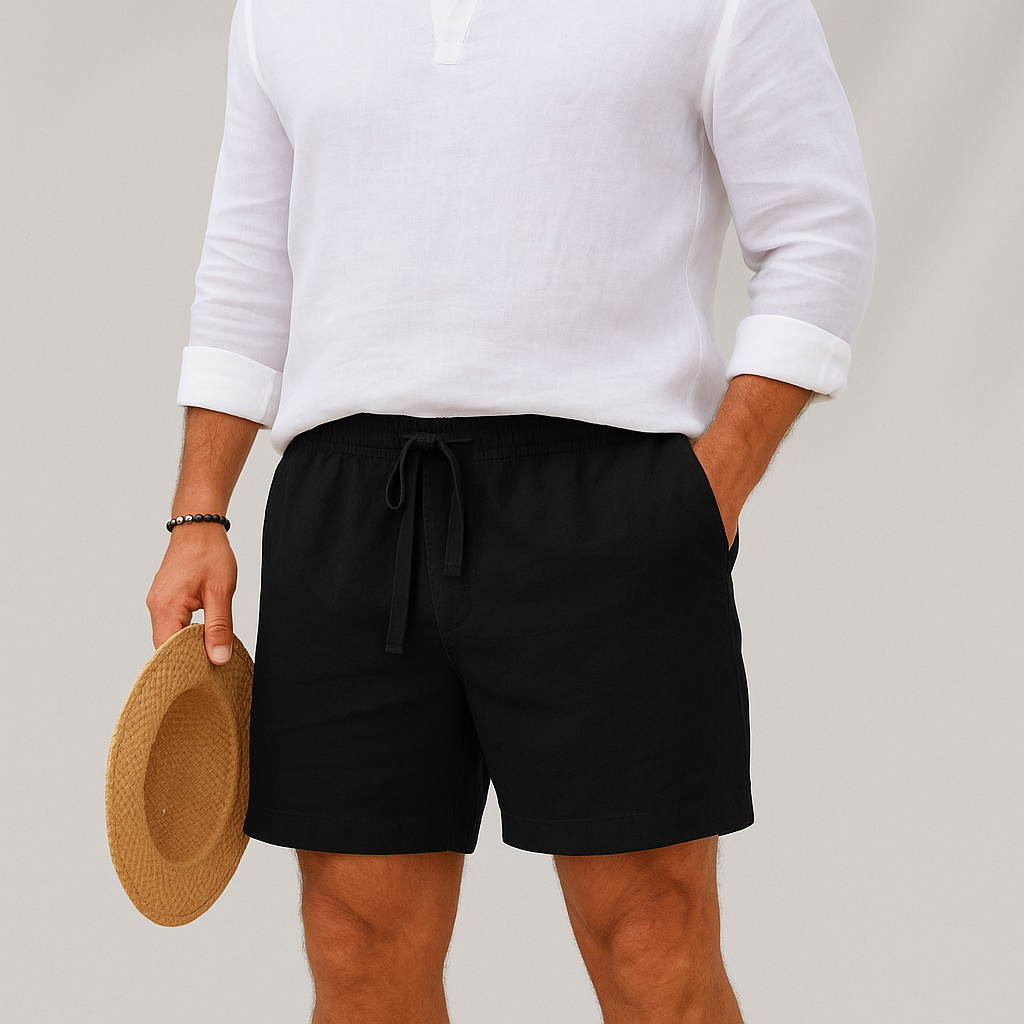 linnen short relaxed fit