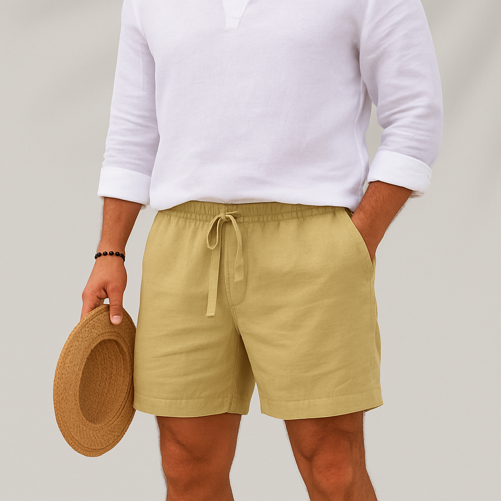 linnen short relaxed fit