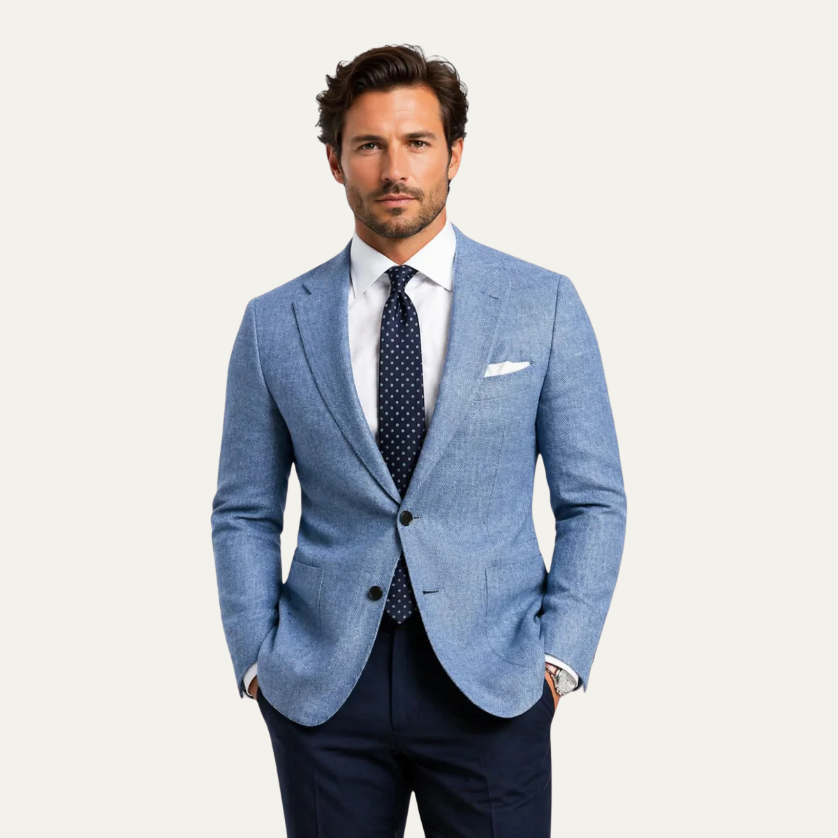Maddison linnen jack slim fit