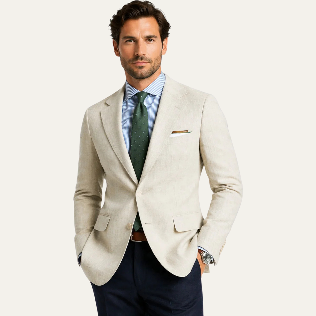 Maddison linnen jack slim fit